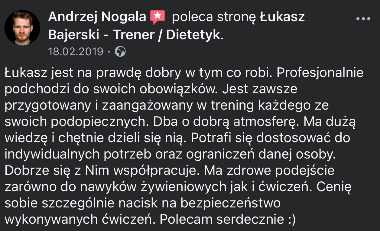 Andrzej Nogala (Opinia Facebook)