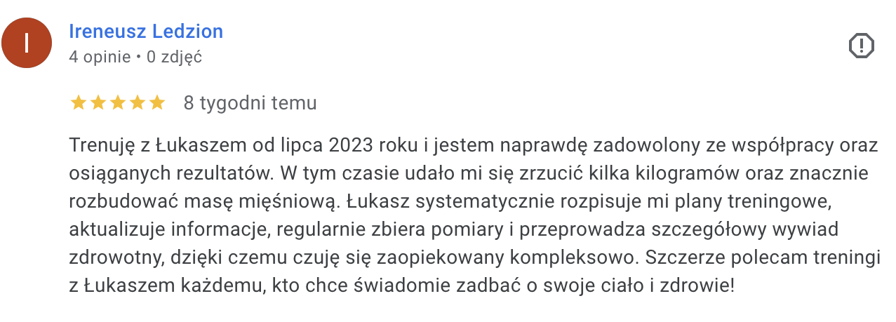Ireneusz Ledzion (Opinia Google)