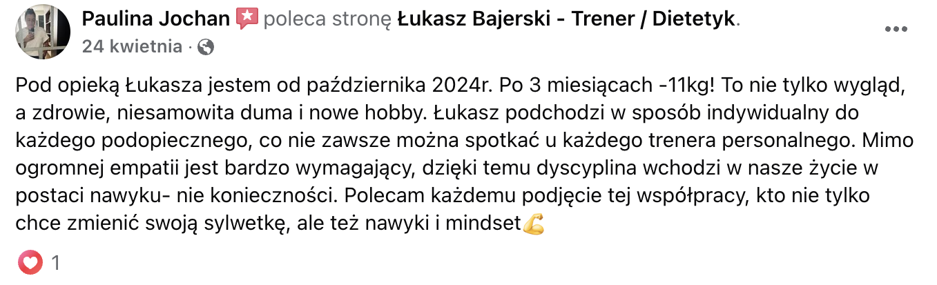 Paulina Jochan (Opinie Facebook)