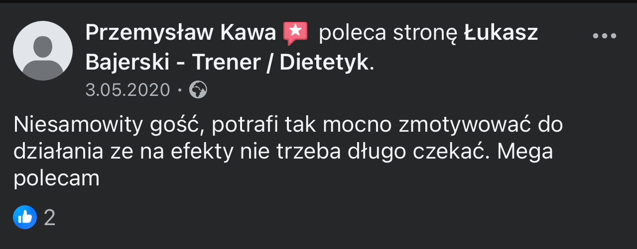Przemysław Kawa (Opinia Facebook)