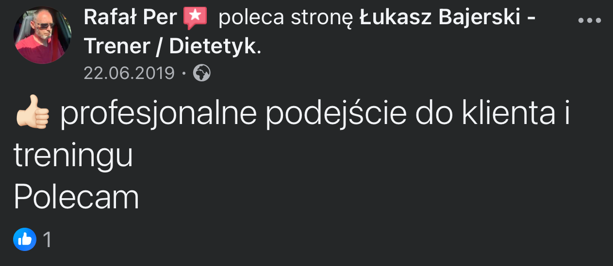 Rafał Peryt (Opinia Facebook)